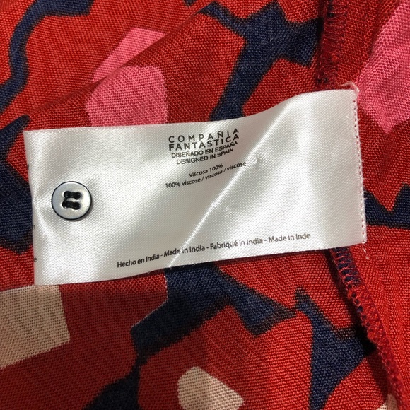 Compania Fantastica Blouse Size Small - Picture 7 of 7